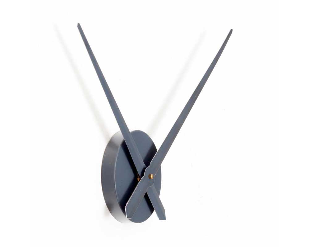 Duży zegar ścienny 3D DIY XXL12S grafitowy
