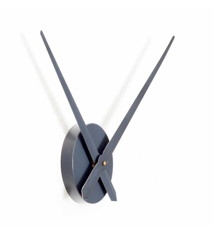 Duży zegar ścienny 3D DIY XXL12S grafitowy