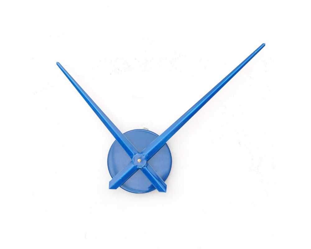 Duży Zegar ścienny 3D DIY XXL12S niebieski