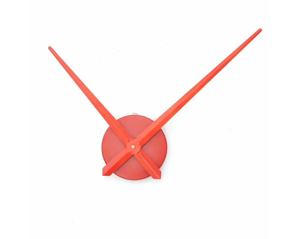Duży zegar ścienny 3D DIY XXL12S czerwony