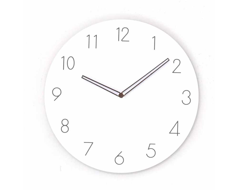 Nowoczesny zegar ścienny z akcentem drewna płynący mechanizm cyfra - dekoracyjny zegar wiszący - wyposażenie wnętrz 