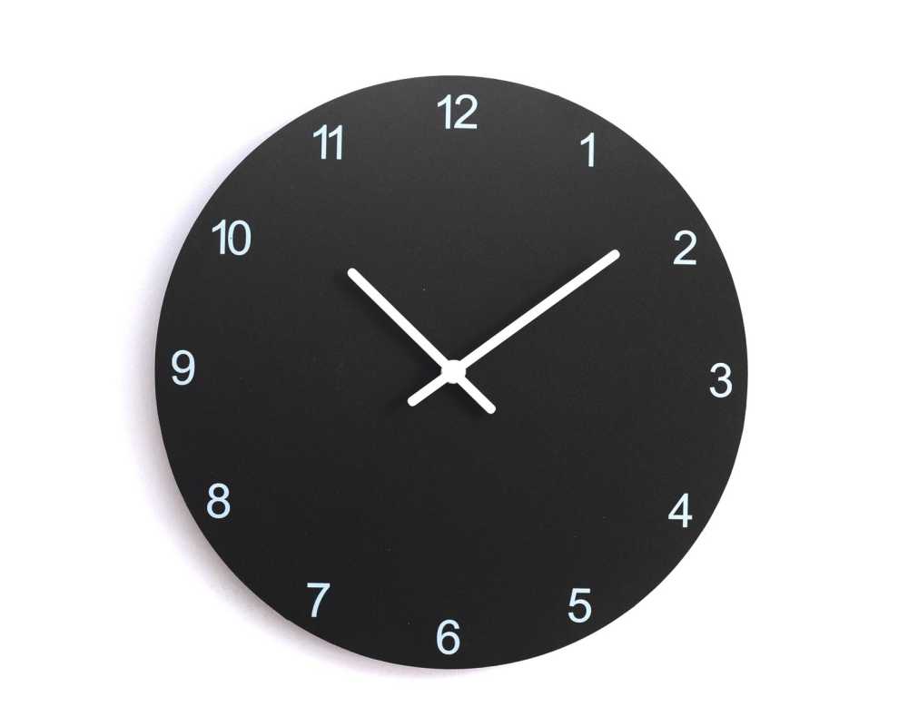 Nowoczesny zegar ścienny Happy Hour ULTA SILANCE - dekoracyjny zegar wiszący - wyposażenie wnętrz 
