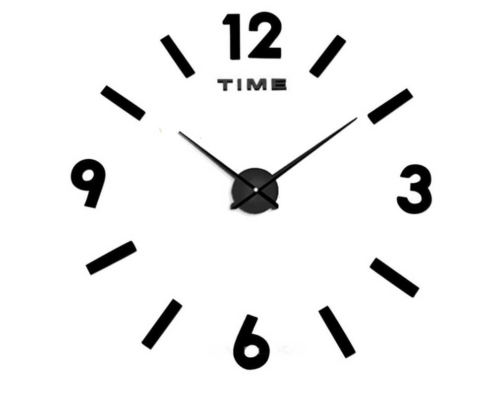 Zegar ścienny duży nowoczesny DIY  12S1817
