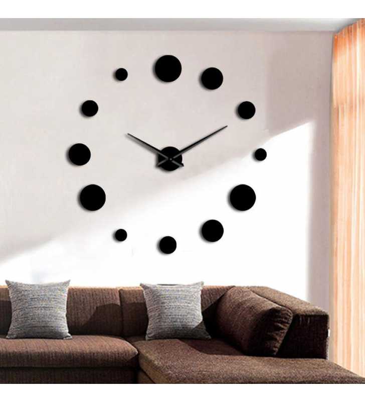 Zegar ścienny duży nowoczesny DIY  12E100 Circle