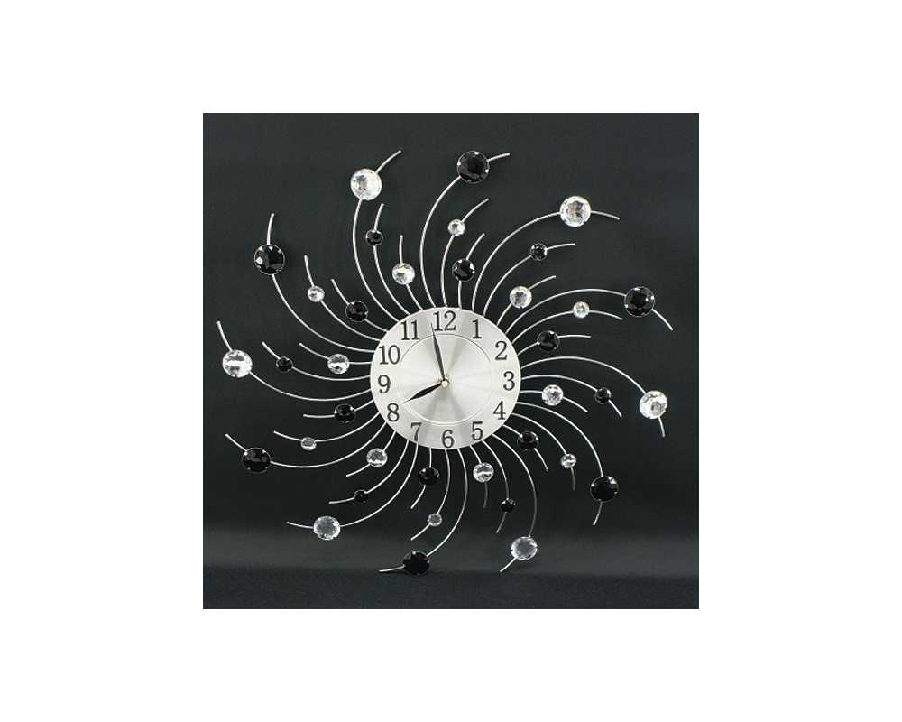 Nowoczesny zegar ścienny Crystal - Diamond 1734