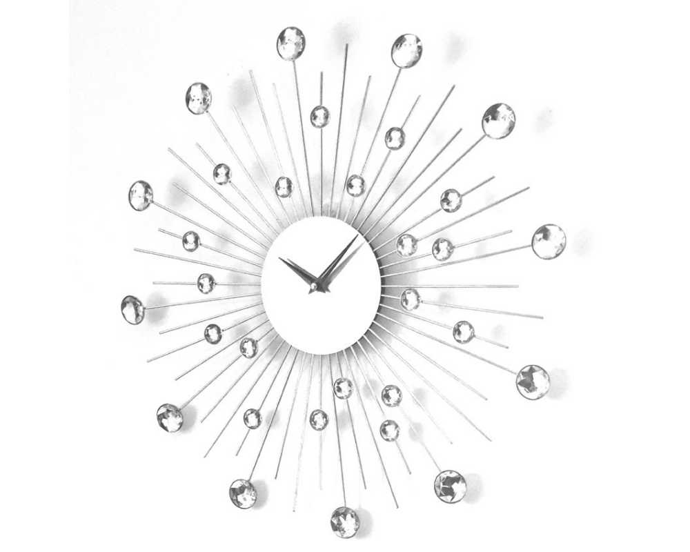 Zegar ścienny Crystal - DIamond - Nowoczesny zegar ścienny Nextgeneration DIAMOND 905  minimal