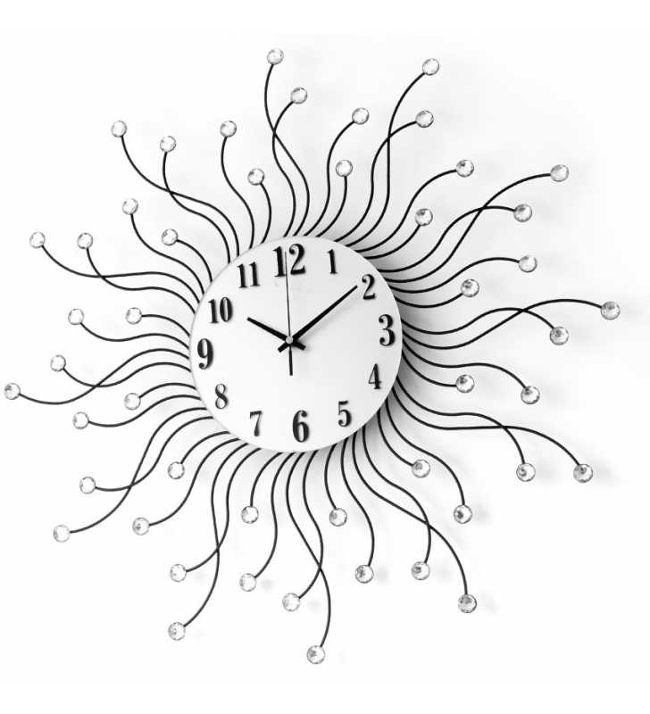 Zegar ścienny Crystal - DIamond - Nowoczesny zegar ścienny Diamond 1308