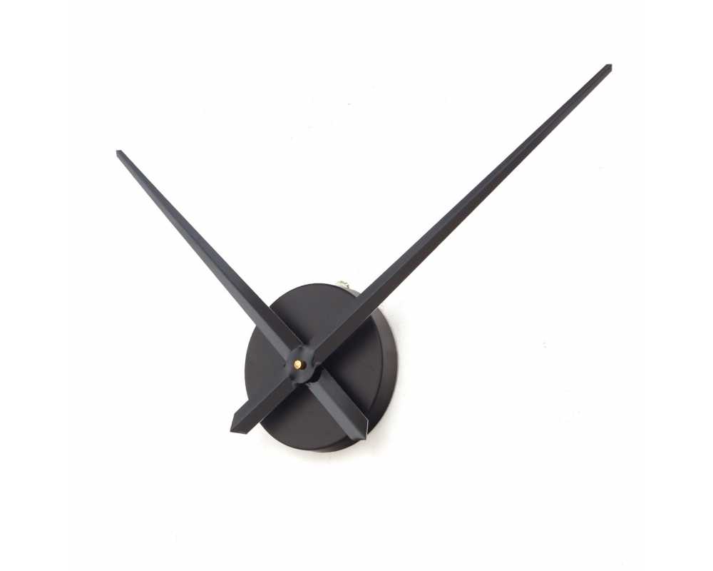 Duży zegar ścienny 3D DIY XXL12S czarny