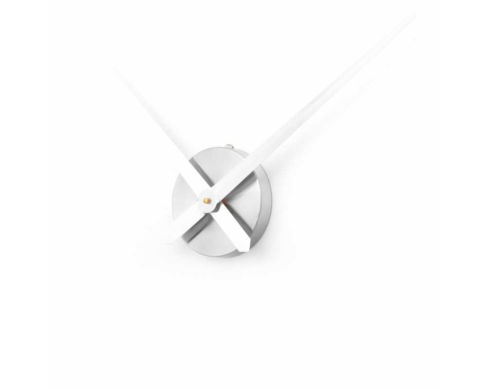 Duży zegar ścienny 3D DIY XXL12S srebrny